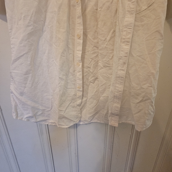 Used Medium Men's White VanHeusen Sport T-Shirt - Picture 6 of 16